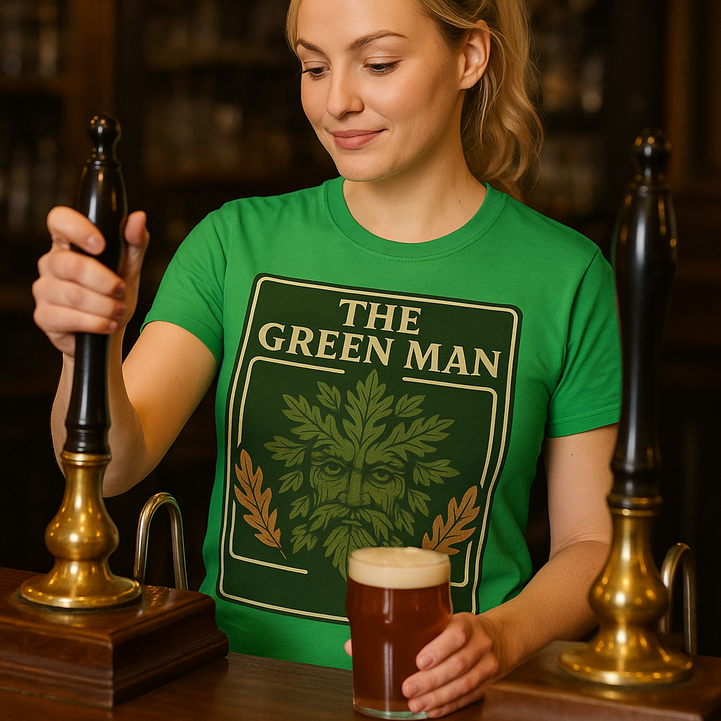 The Green Man Pub T Shirt