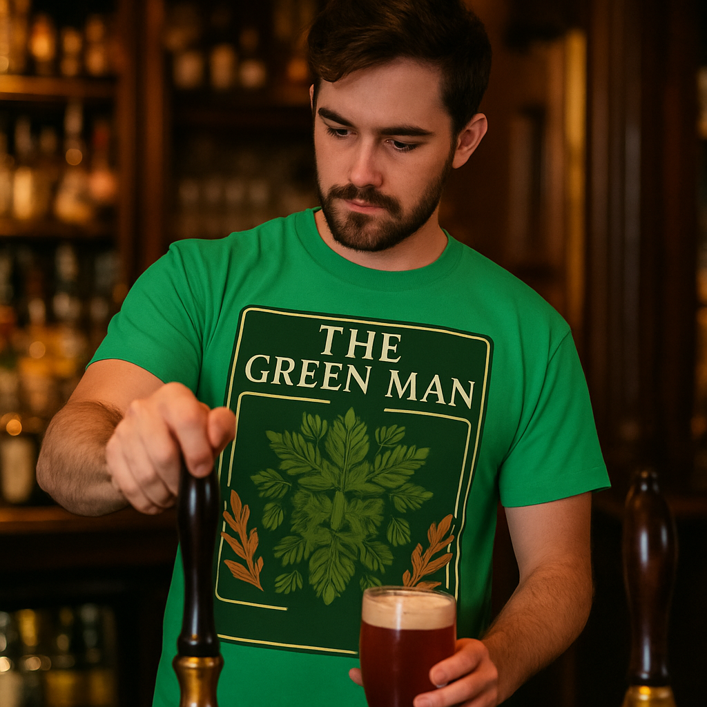 The Green Man Pub T Shirt