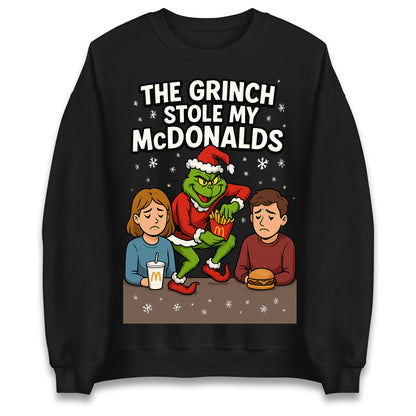 The Grinch Stole My McDonalds Christmas Jumper
