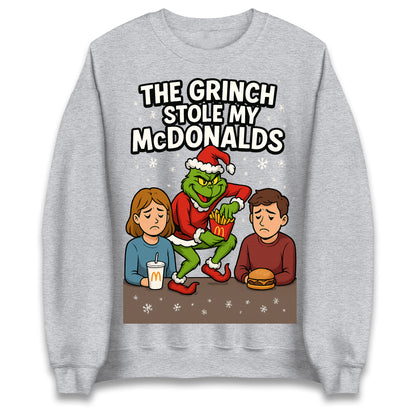The Grinch Stole My McDonalds Christmas Jumper
