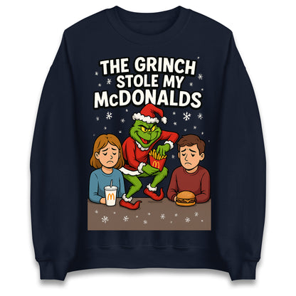 The Grinch Stole My McDonalds Christmas Jumper
