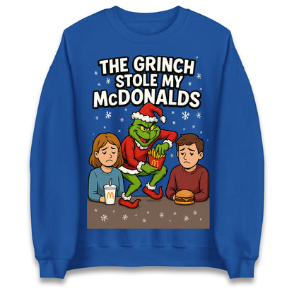 The Grinch Stole My McDonalds Christmas Jumper
