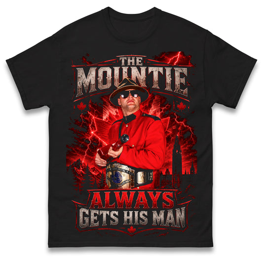 The Mountie WWF Pro Wrestling T Shirt