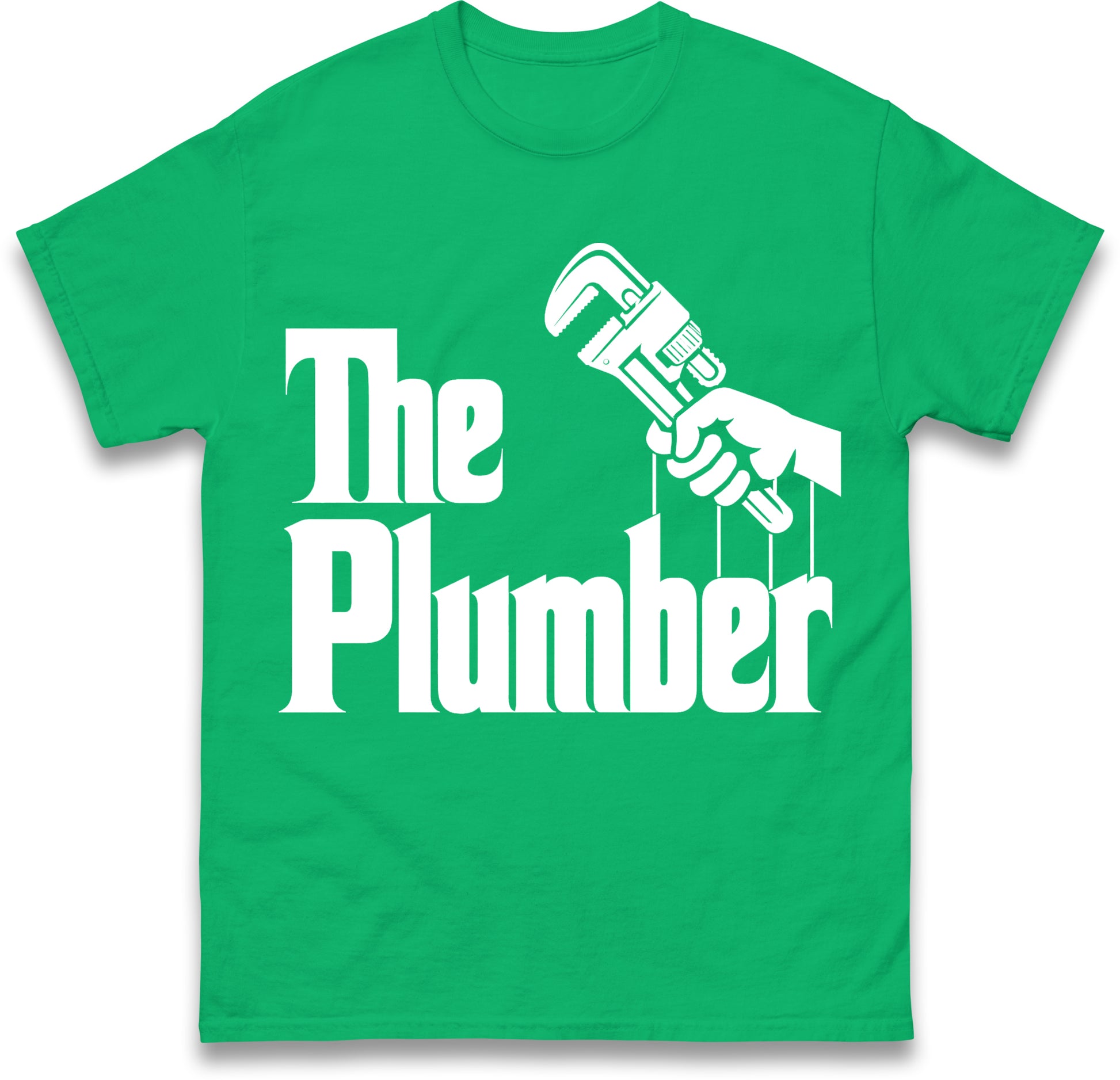 The Plumber Mens T Shirt Funny Godfather Style Plumbing Heating T Shirt