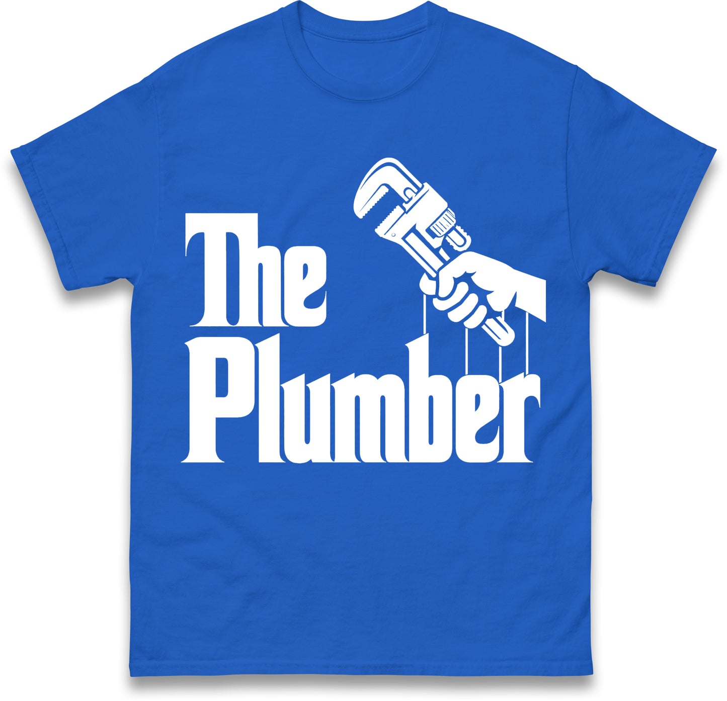 The Plumber Mens T Shirt Funny Godfather Style Plumbing Heating T Shirt