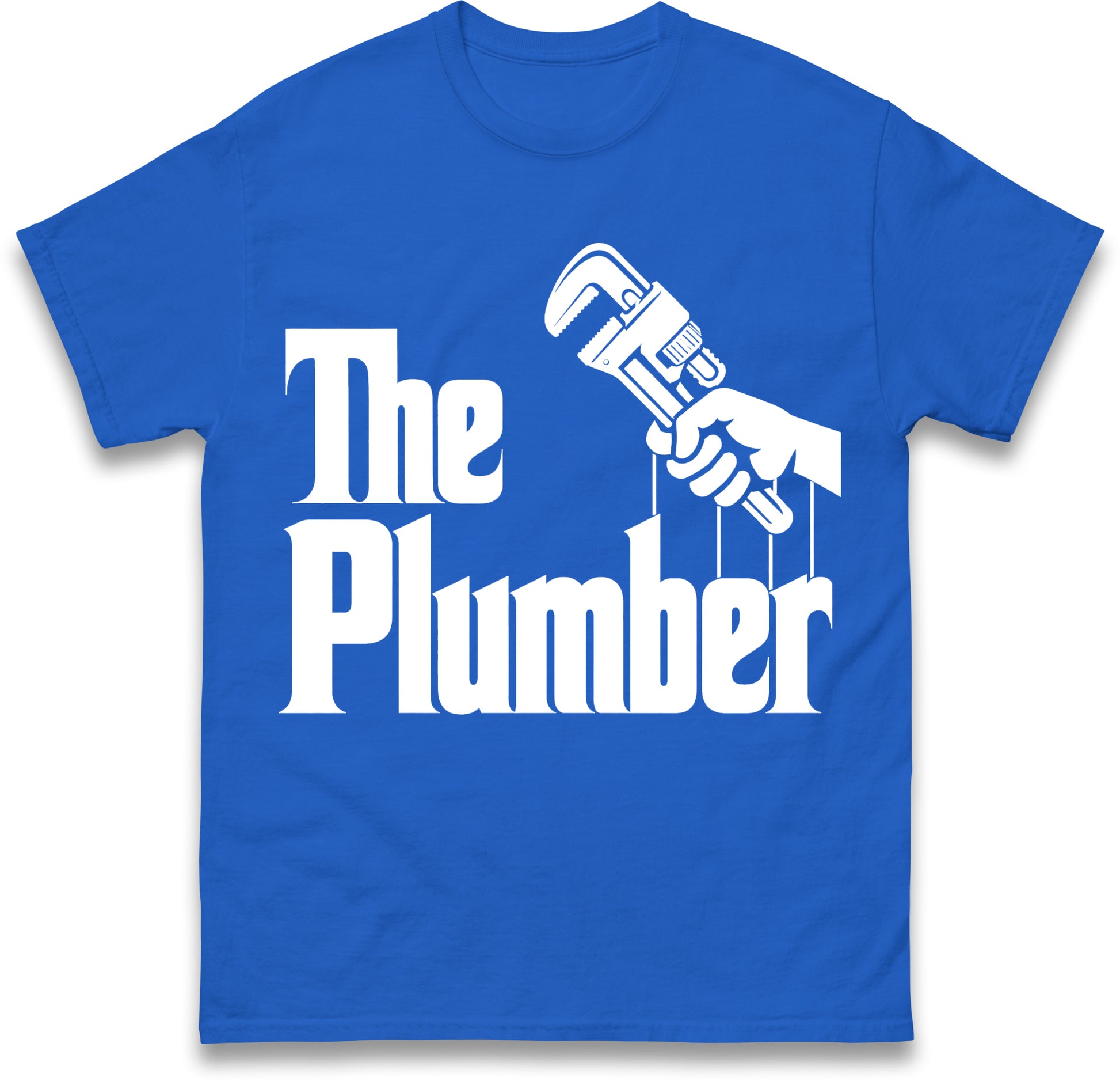 The Plumber Mens T Shirt Funny Godfather Style Plumbing Heating T Shirt