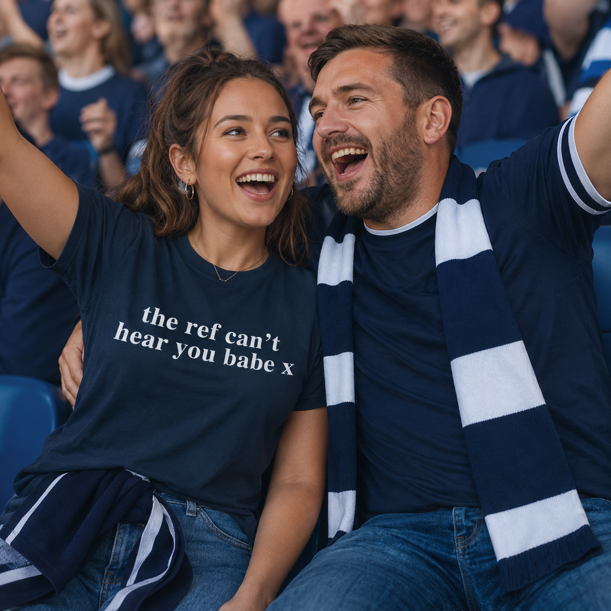 The Ref Can't Hear You Babe T Shirt Football Slogan