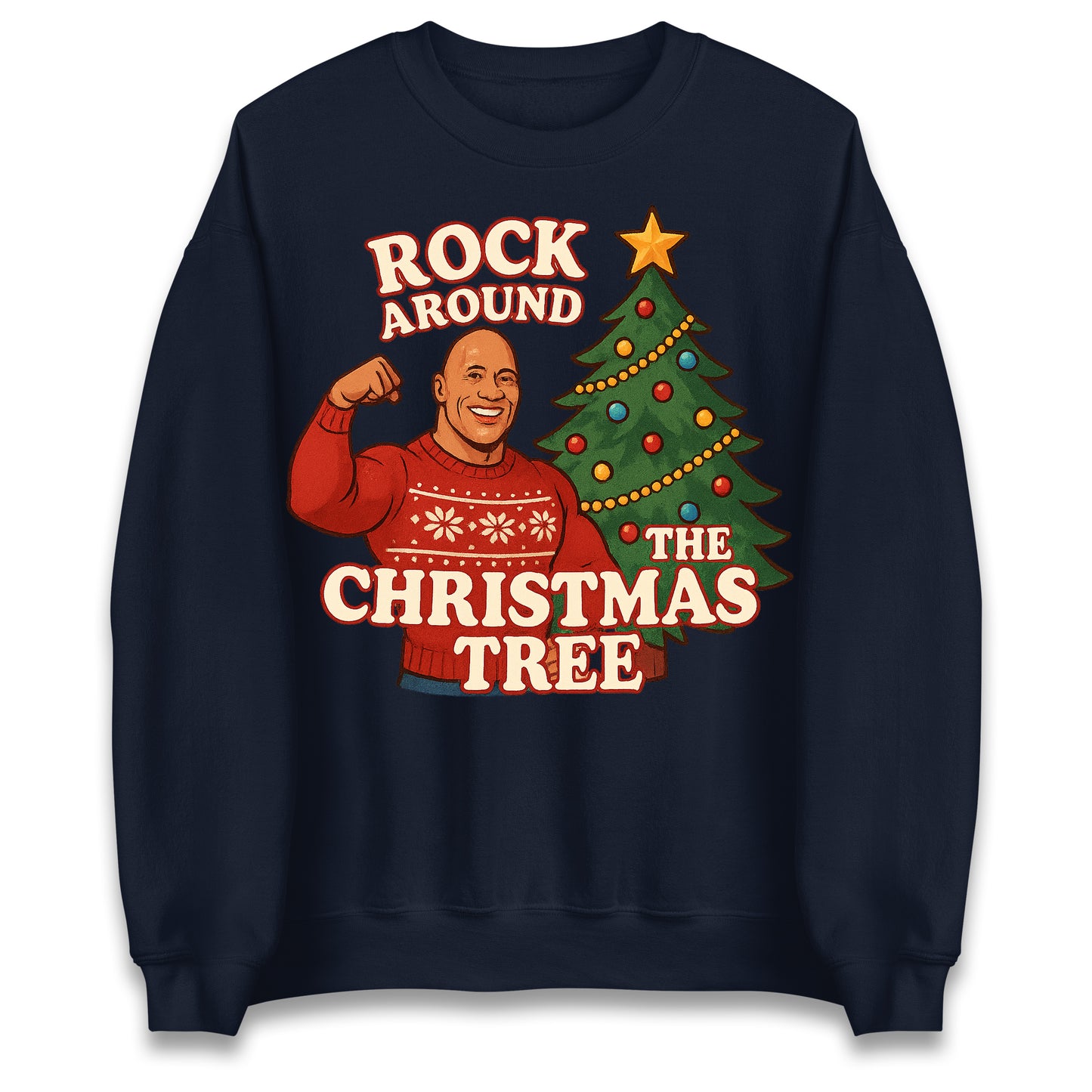The Rock Christmas Jumper