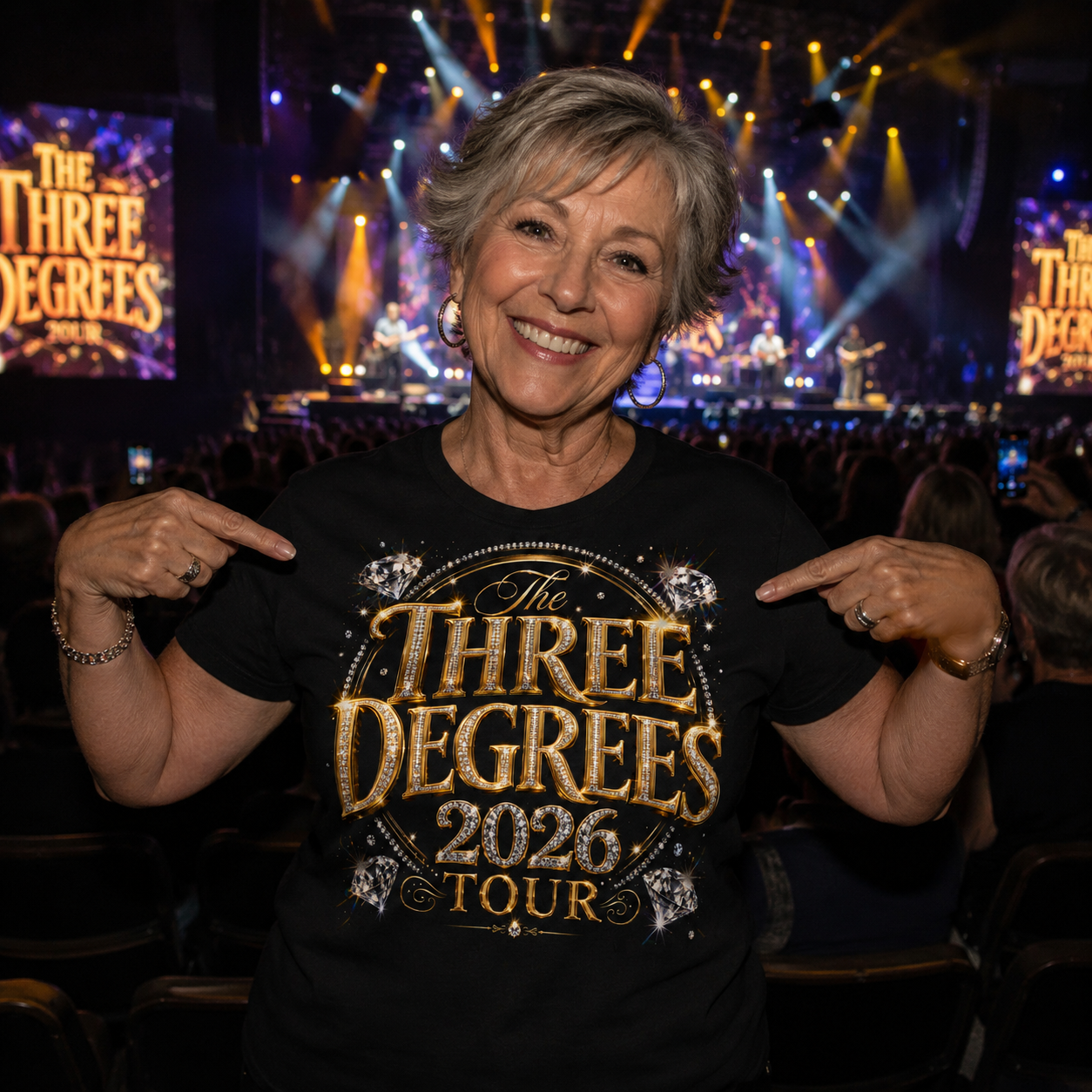 The Three Degrees Tour 2026 T Shirt