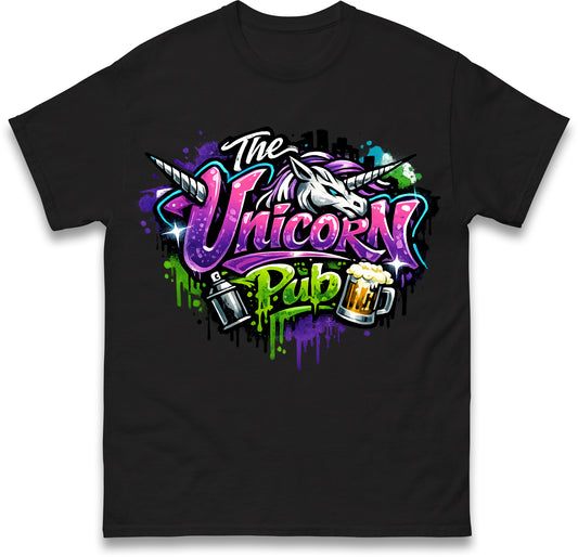 The Unicorn Pub Staff T Shirt