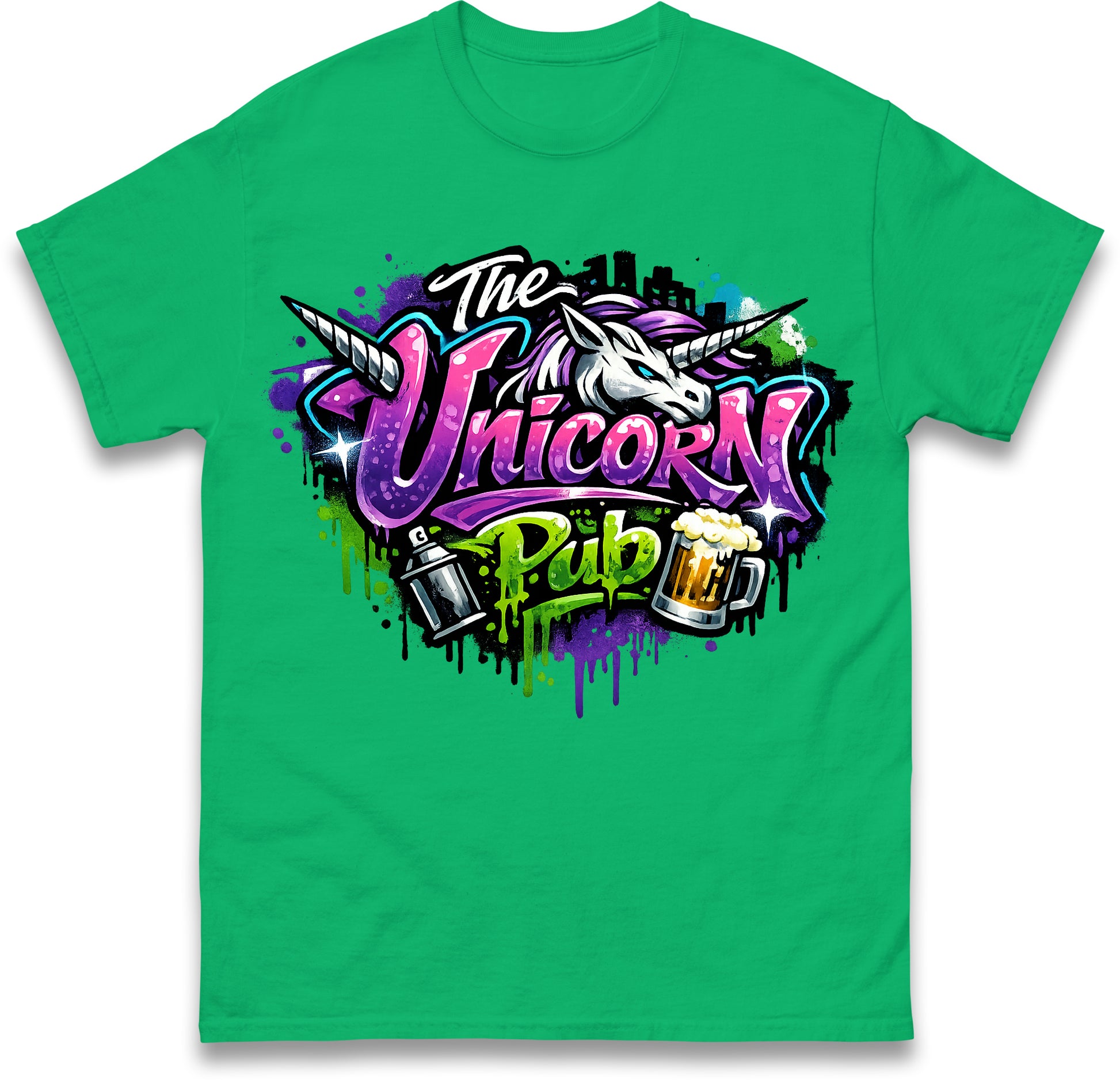 The Unicorn Pub Staff T Shirt