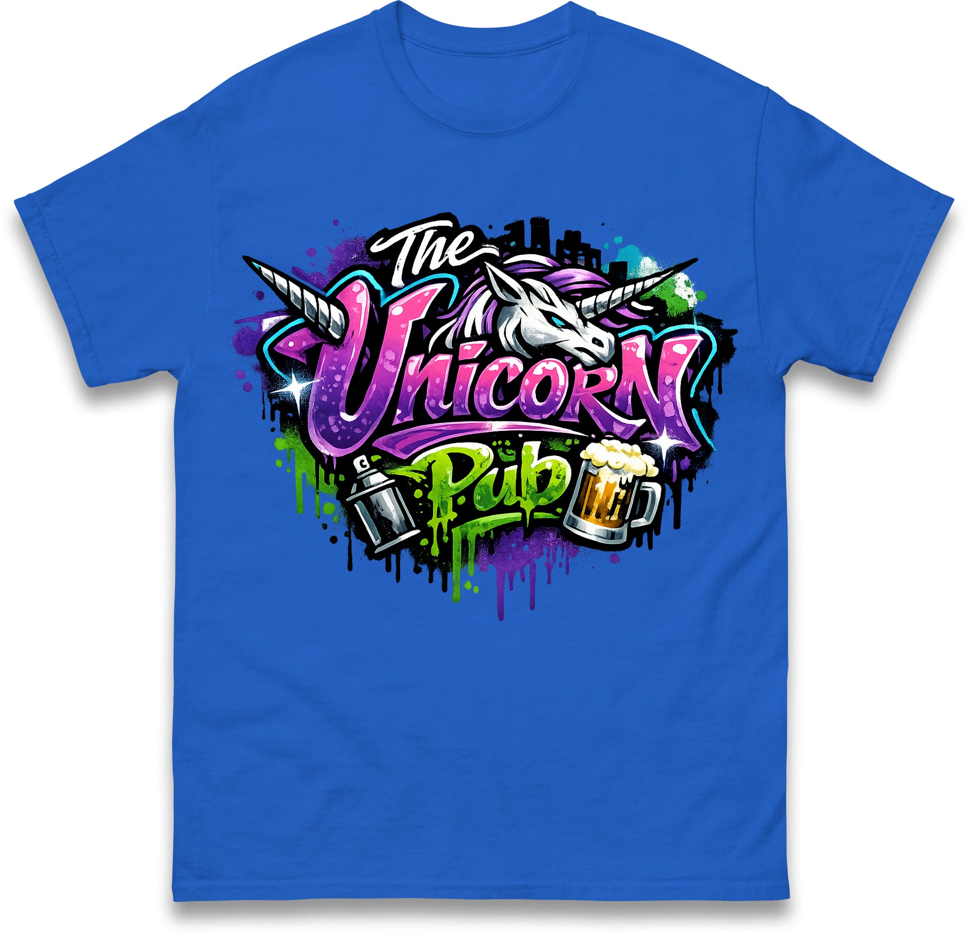 The Unicorn Pub Staff T Shirt