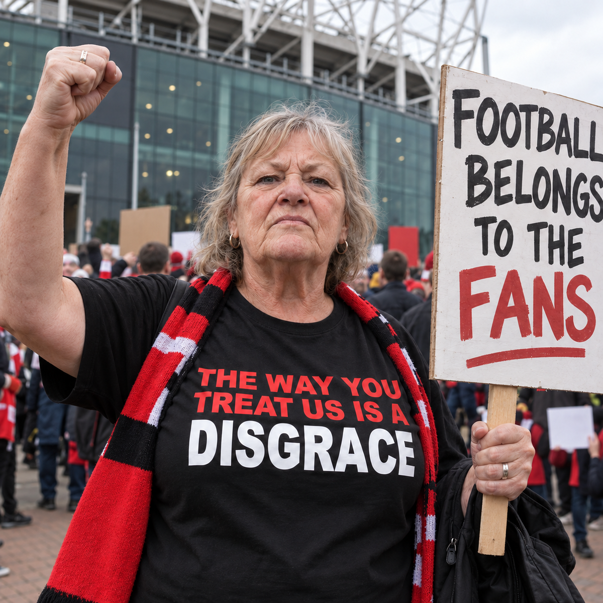 The Way You Treat Us Is A Disgrace Man Utd Protest T Shirt