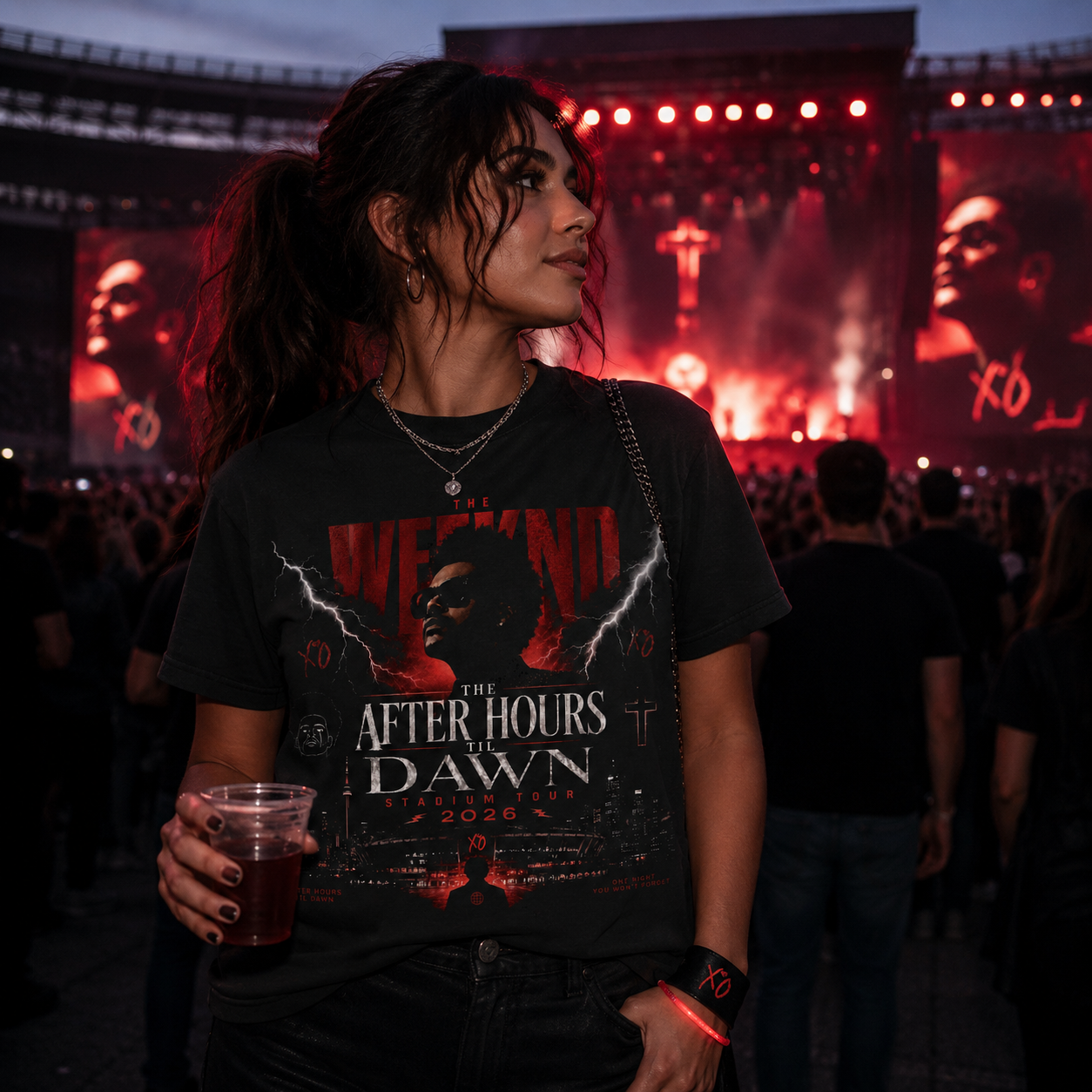 The Weeknd The After Hours Til Dawn Stadium Tour 2026 T Shirt