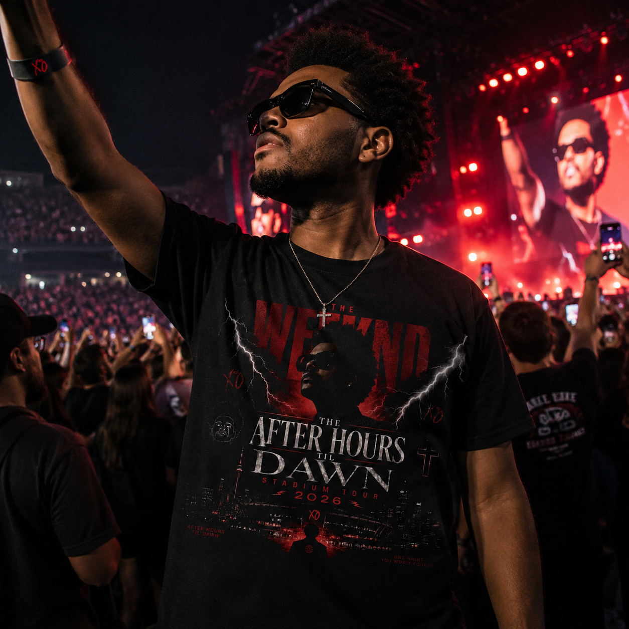The Weeknd The After Hours Til Dawn Stadium Tour 2026 T Shirt