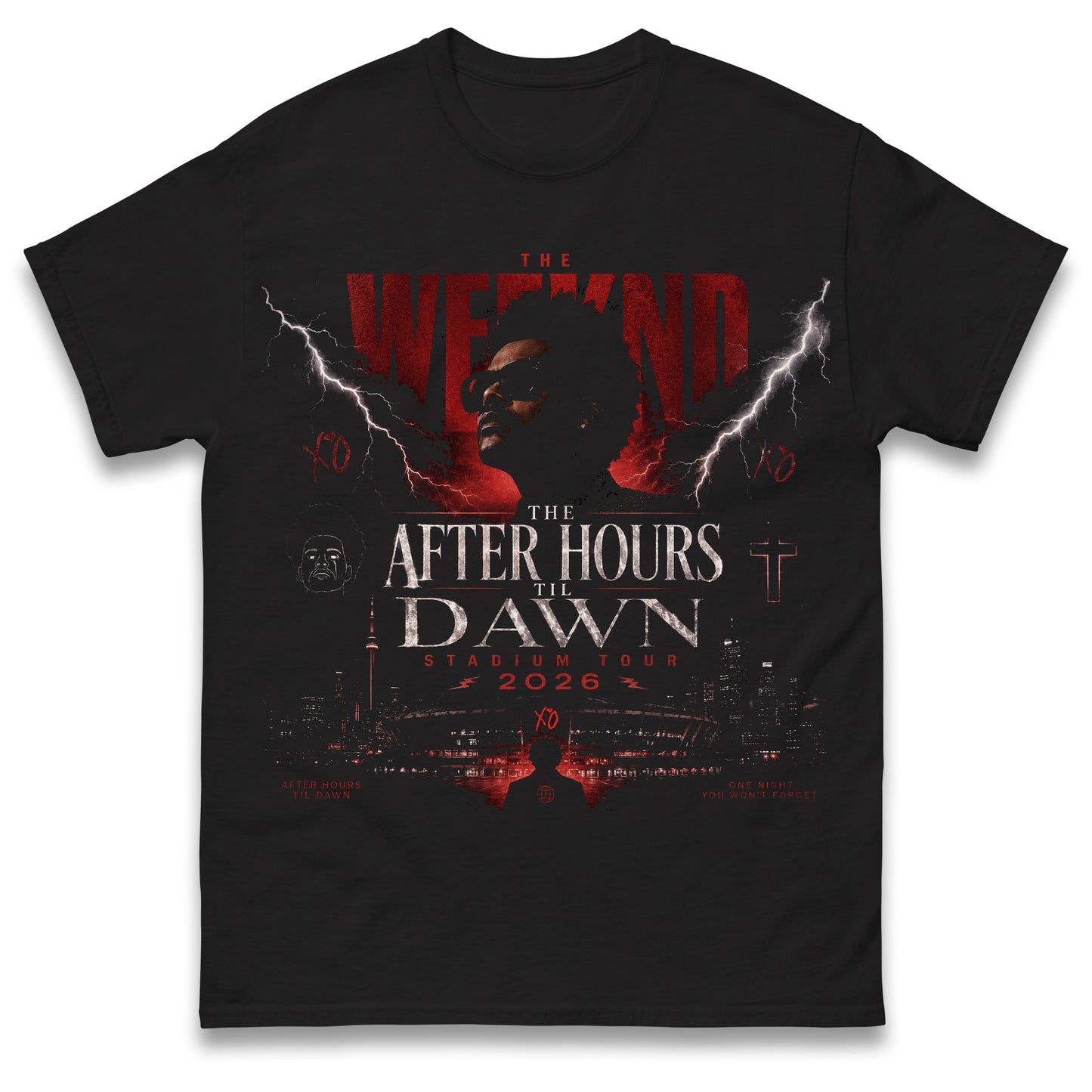 The Weeknd The After Hours Til Dawn Stadium Tour 2026 T Shirt