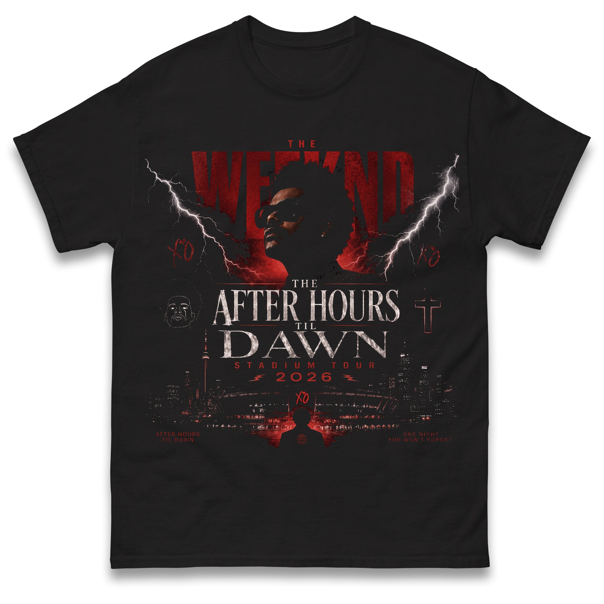 The Weeknd The After Hours Til Dawn Stadium Tour 2026 T Shirt