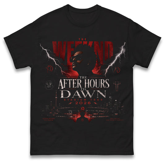 The Weeknd The After Hours Til Dawn Stadium Tour 2026 T Shirt