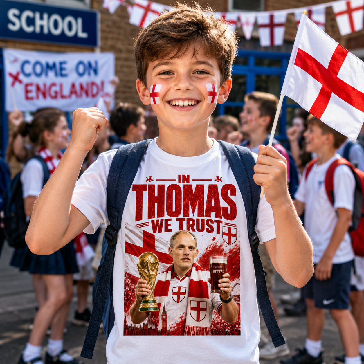 Thomas Tuchel England Football Shirt