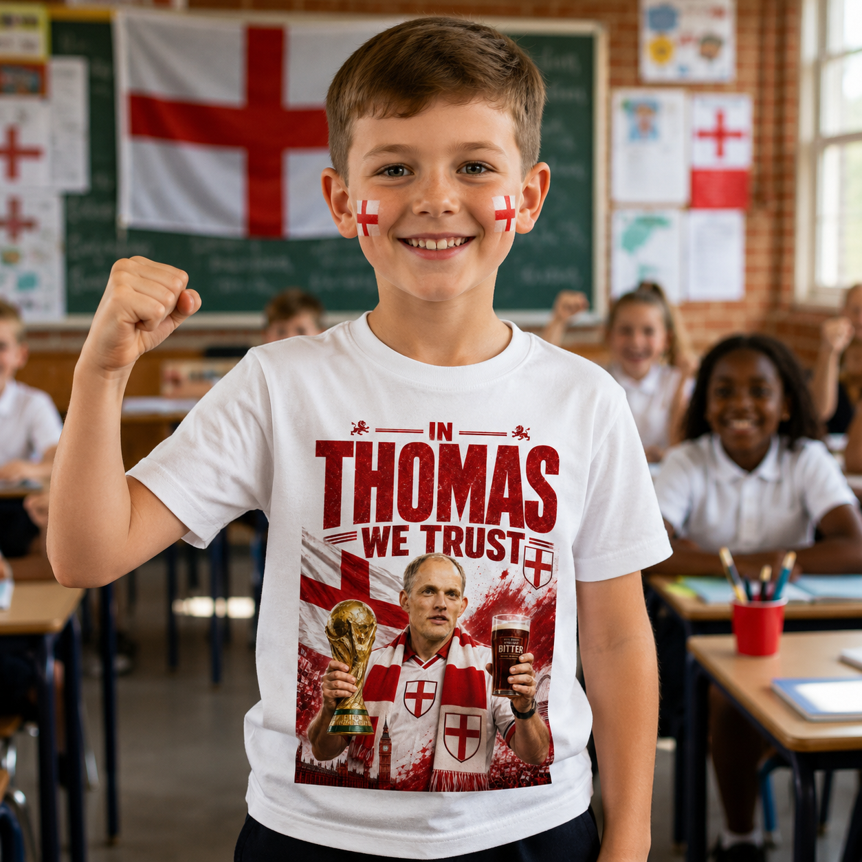 Thomas Tuchel England Football Shirt