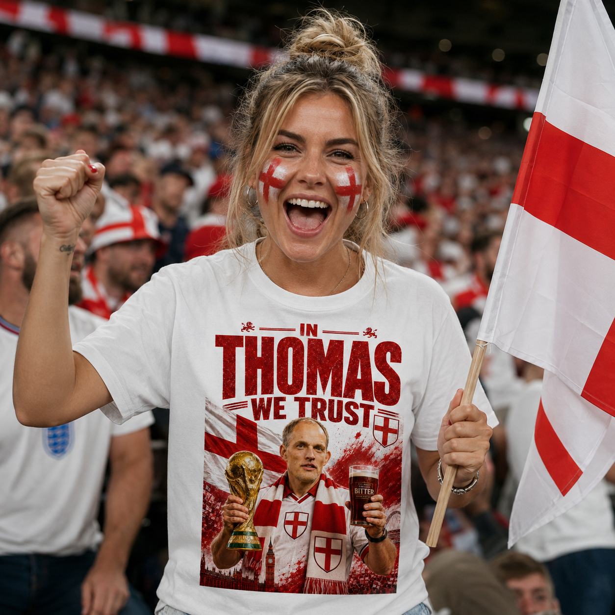 Thomas Tuchel England Football Shirt