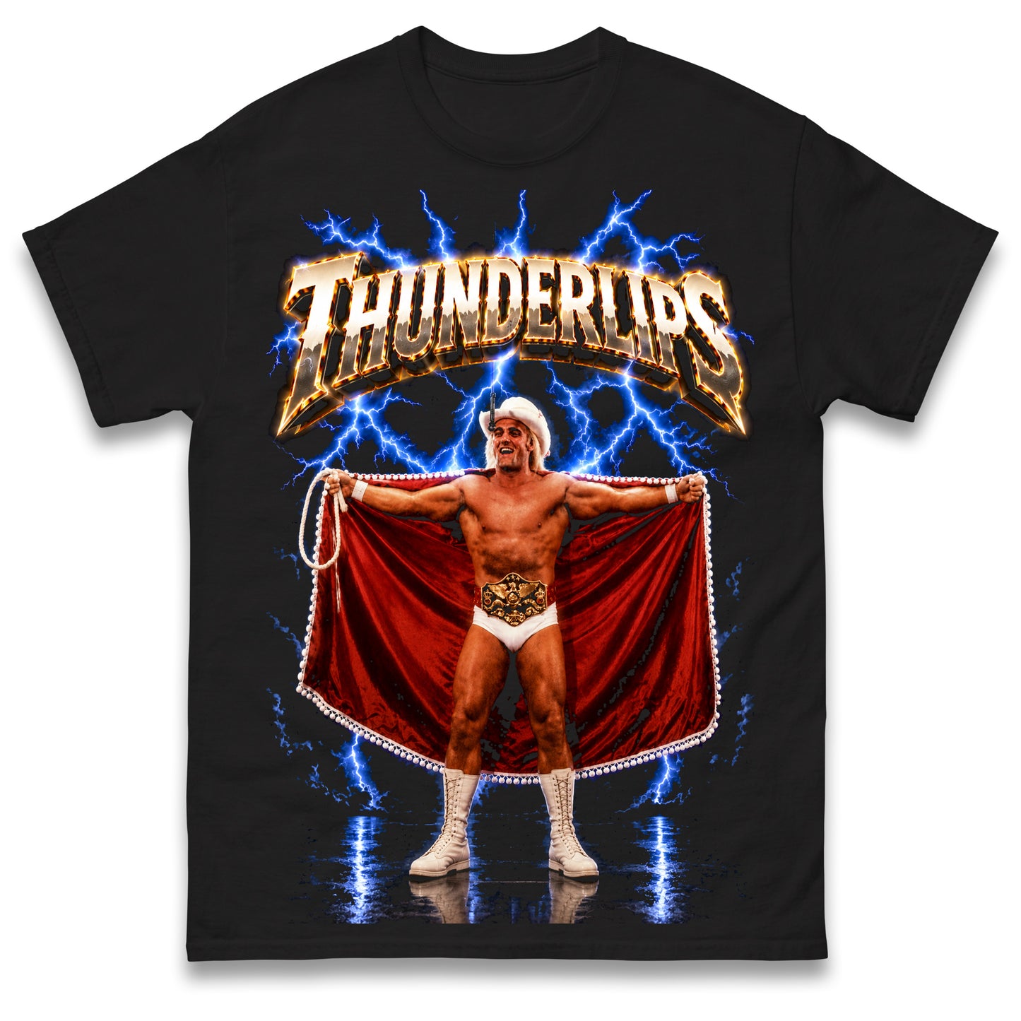 Thunderlips Hulk Hogan Rocky Wrestling T Shirt