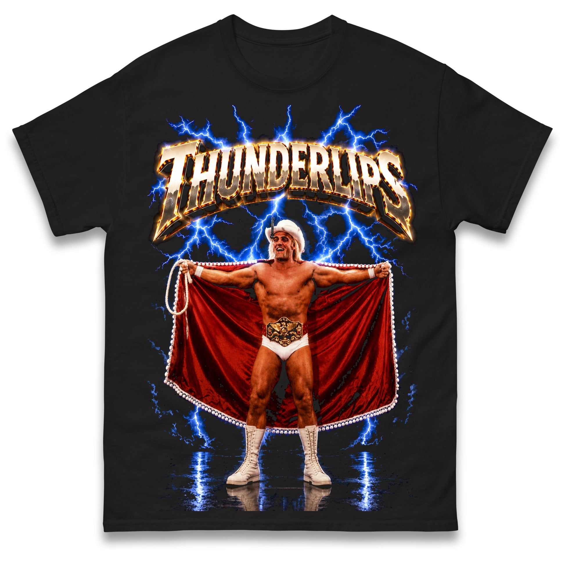 Thunderlips Hulk Hogan Rocky Wrestling T Shirt