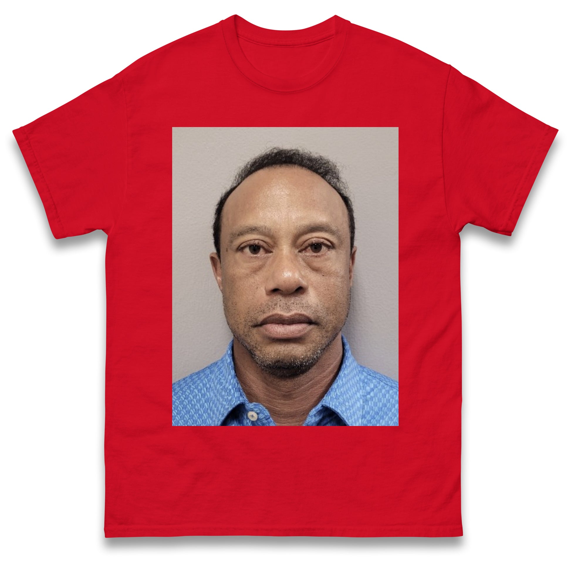 Tiger Woods Mug Shot T Shirt