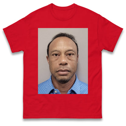 Tiger Woods Mug Shot T Shirt