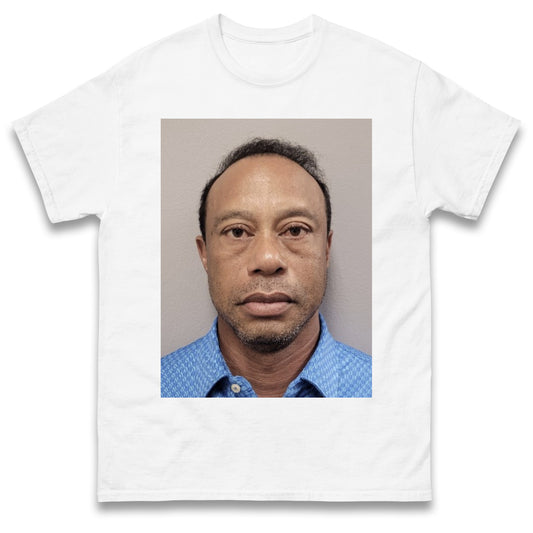 Tiger Woods Mug Shot T Shirt