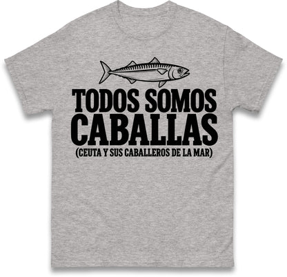 Todos Somos Caballas Ceuta T-Shirt Worn by Mbappe & Vinícius Jr