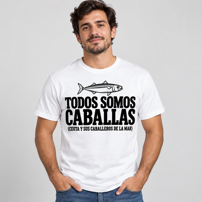 Todos Somos Caballas Ceuta T-Shirt Worn by Mbappe & Vinícius Jr