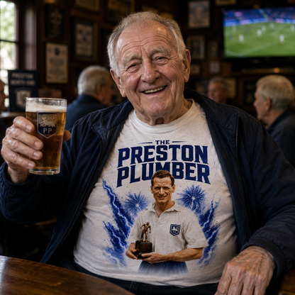 Tom Finney Preston Football Shirt