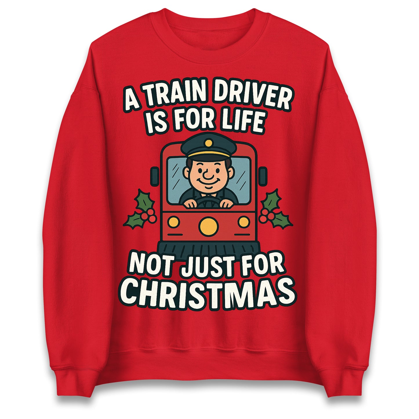 Train Driver Christmas Jumper