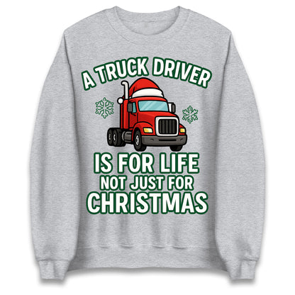 Truck Driver Christmas Jumper