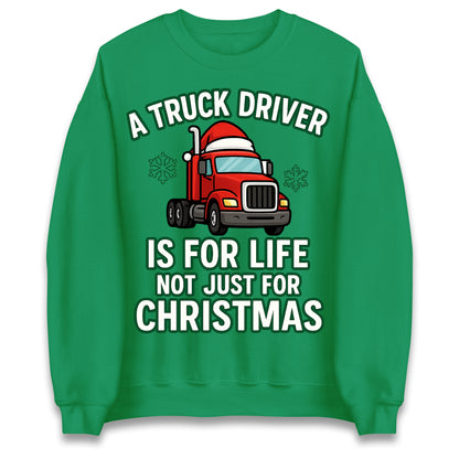 Truck Driver Christmas Jumper