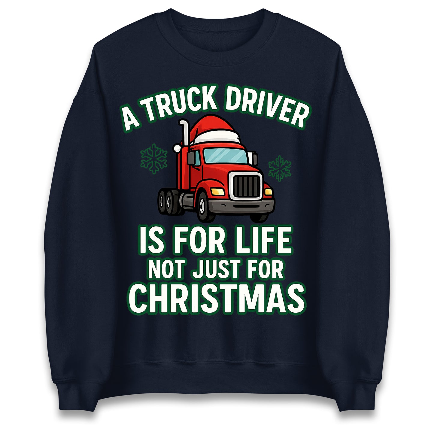 Truck Driver Christmas Jumper