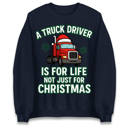 Truck Driver Christmas Jumper