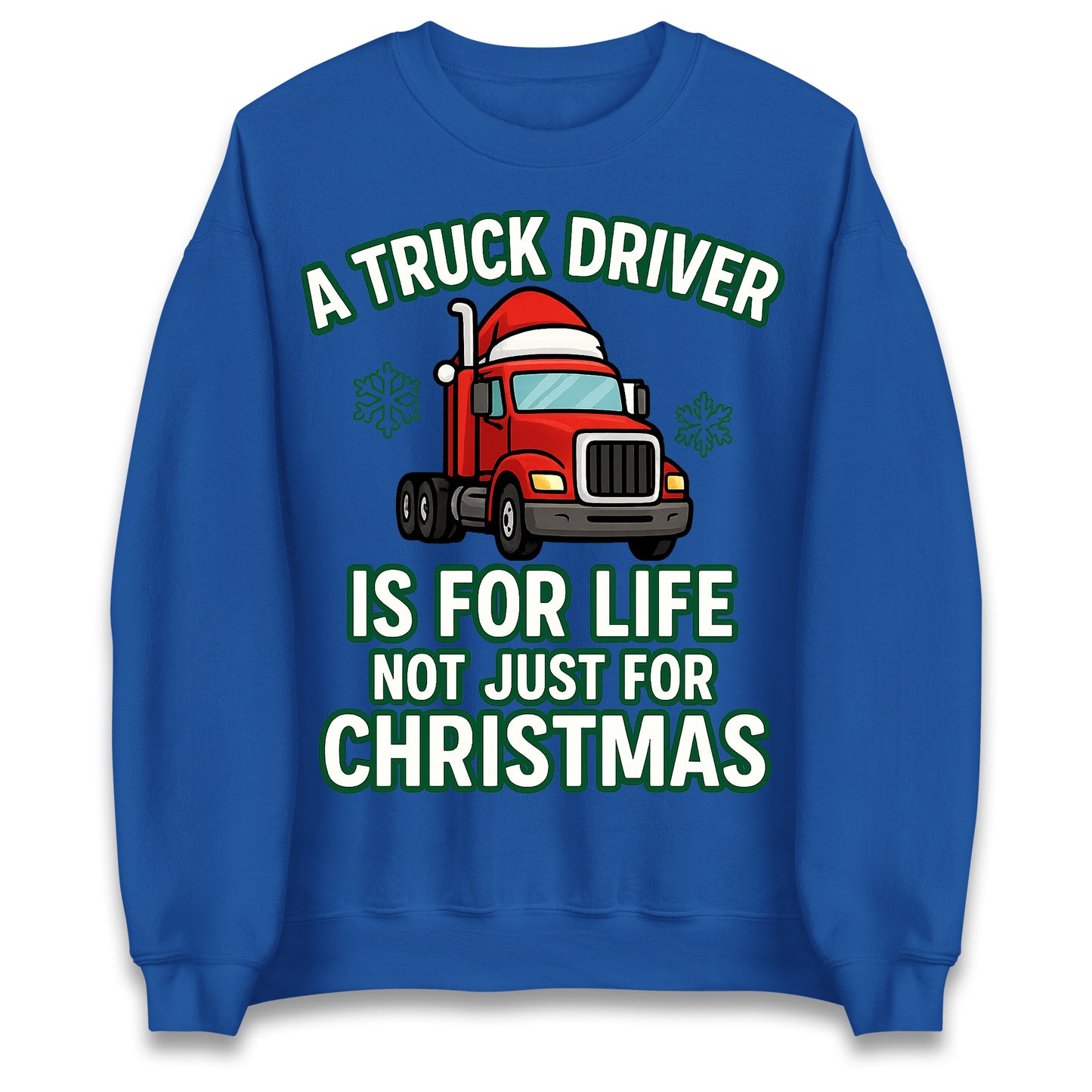 Truck Driver Christmas Jumper