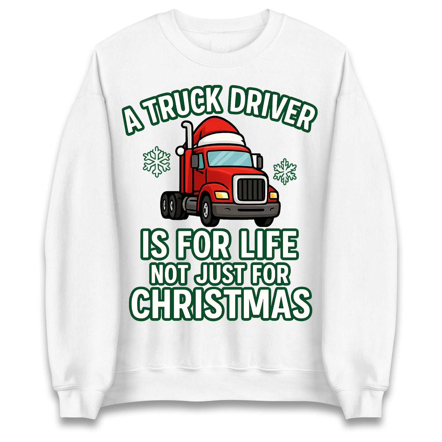 Truck Driver Christmas Jumper