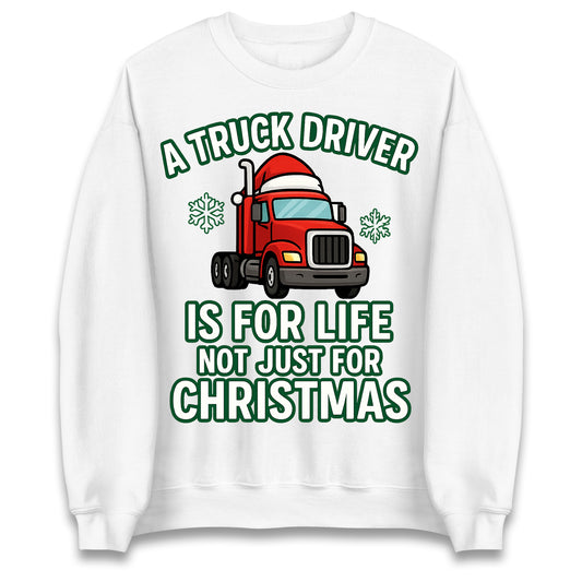 Truck Driver Christmas Jumper