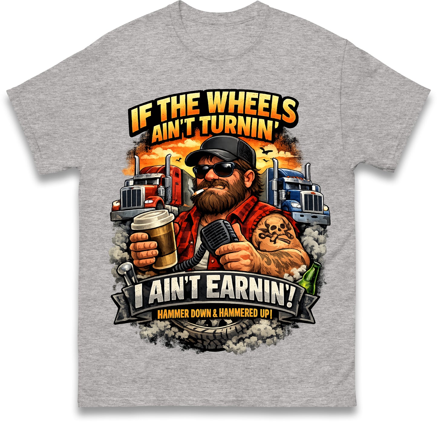 Truck Driver Job Title T Shirt