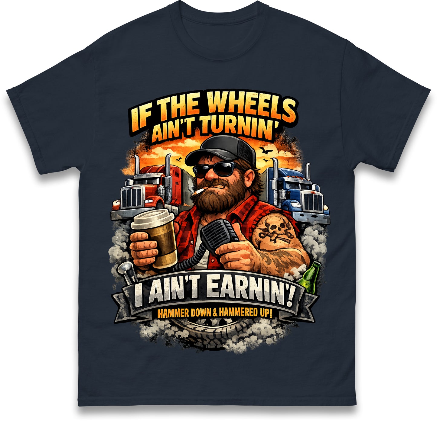 Truck Driver Job Title T Shirt