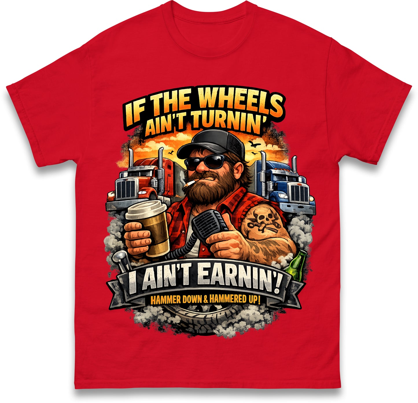 Truck Driver Job Title T Shirt