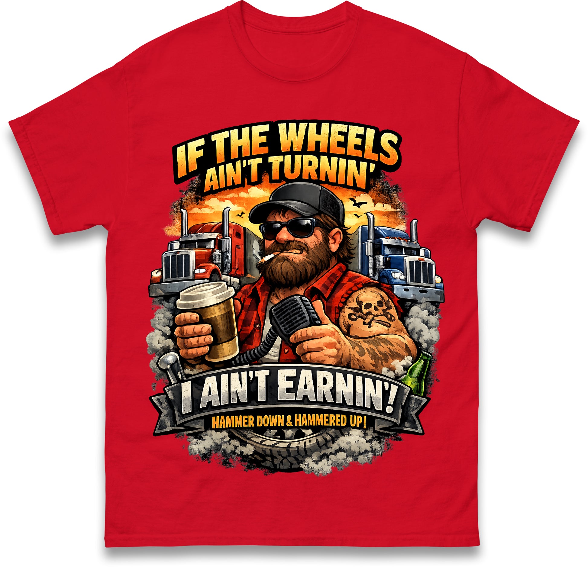 Truck Driver Job Title T Shirt