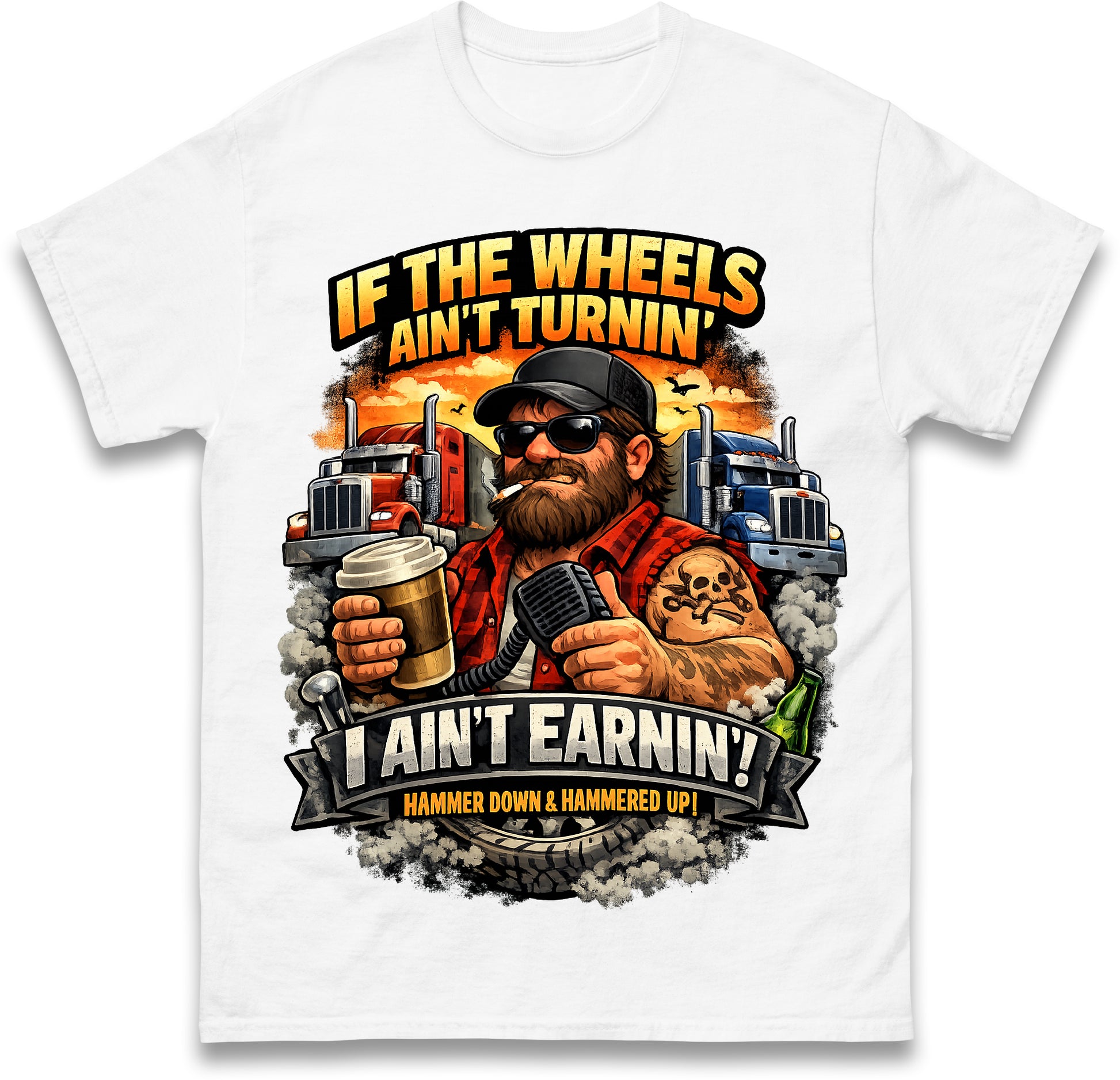 Truck Driver Job Title T Shirt