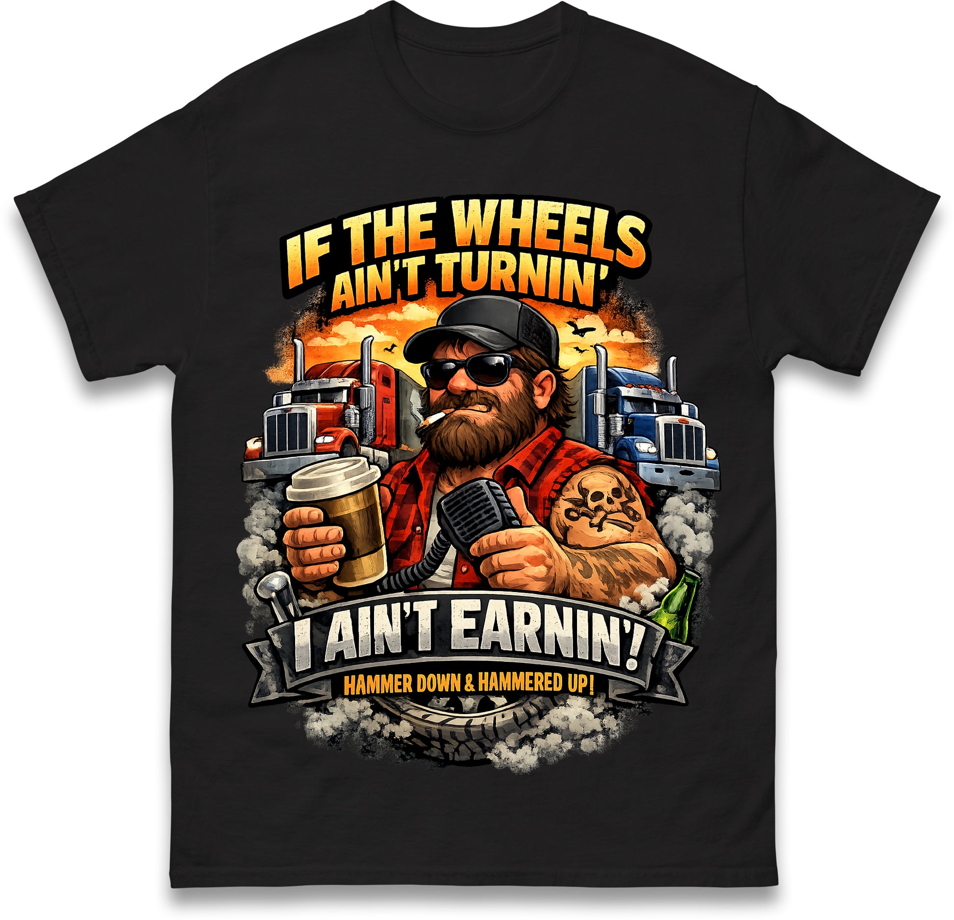 Truck Driver Job Title T Shirt