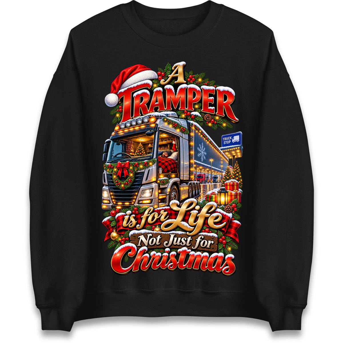 Truck Tramper Christmas Jumper