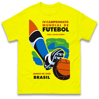 Brasil 1950 Retro World Cup T Shirt
