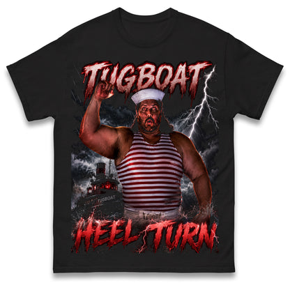 Tugboat WWF Pro Wrestling Tee Shirt